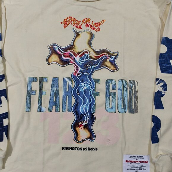 RIVINGTON ROI REBIS × Fear of God Cream Sweatshirt - Picture 5 of 10